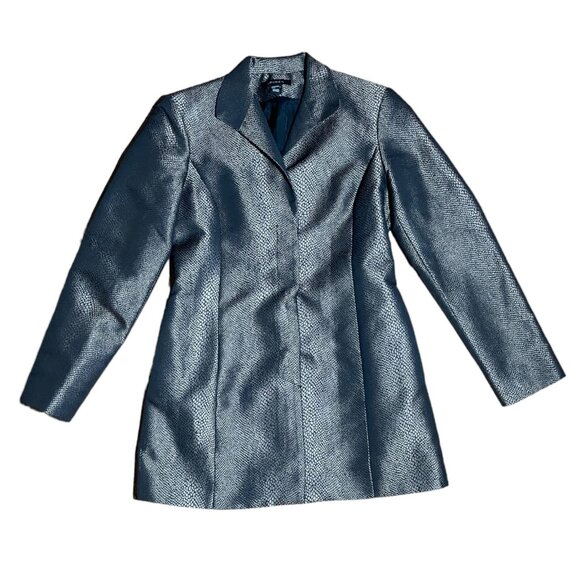 Louben black and gold snakeskin print jacket - Picture 4 of 10